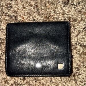 Givenchy Black Leather Card Holder Vintage